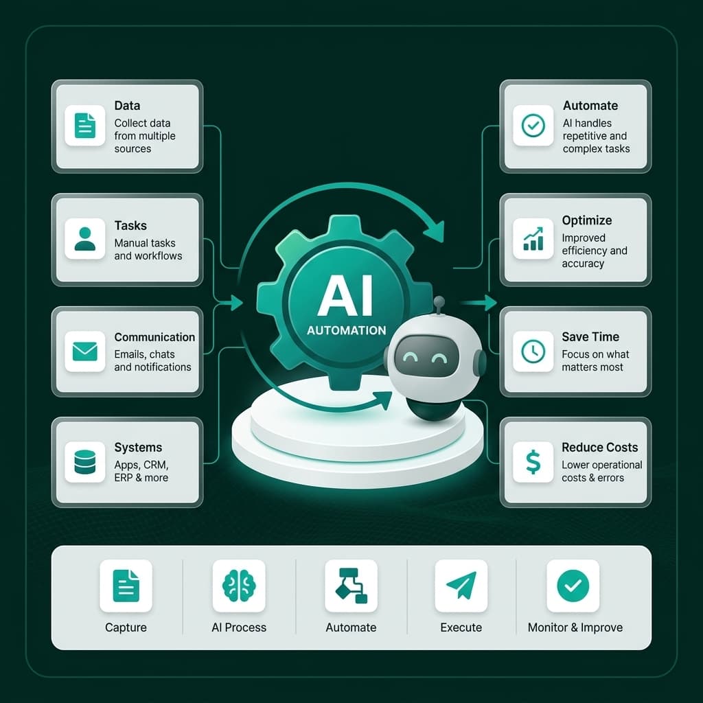 Business Process Automation (BPA) with AI overview