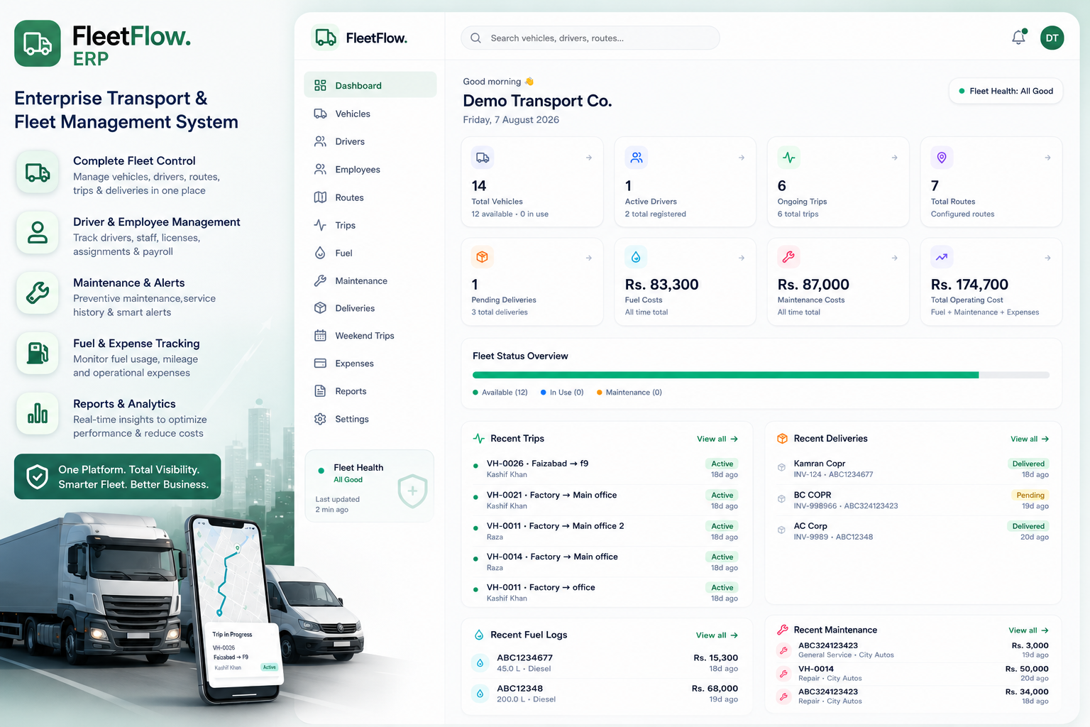 FleetFlow ERP